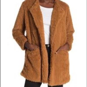 Democracy Fluffy Brown Teddy Jacket